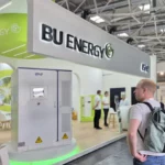 BU ENERGY trade fair stand at ees Europe 2024